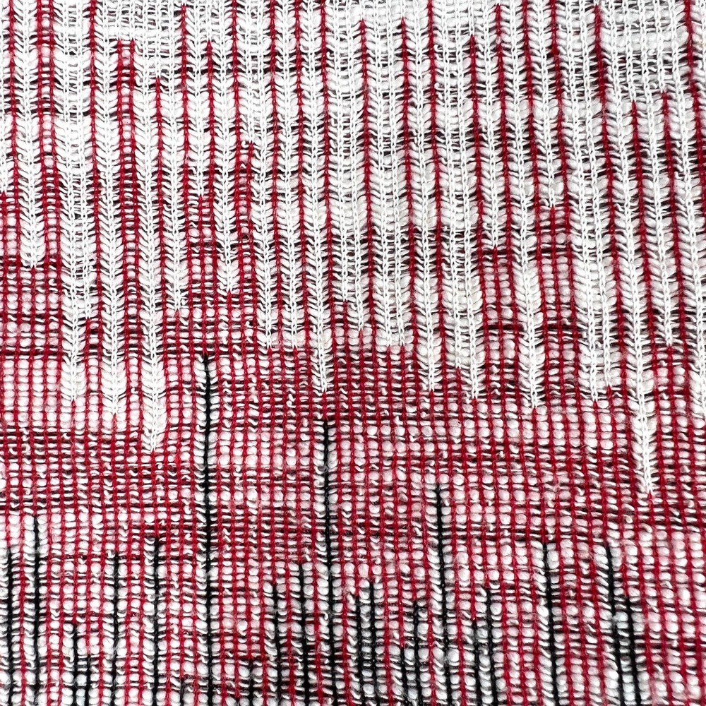 Anthropology Womens Size XS Red Sweatshirt Fall Winter Blouse Shirt Top Cozy - Picture 5 of 8